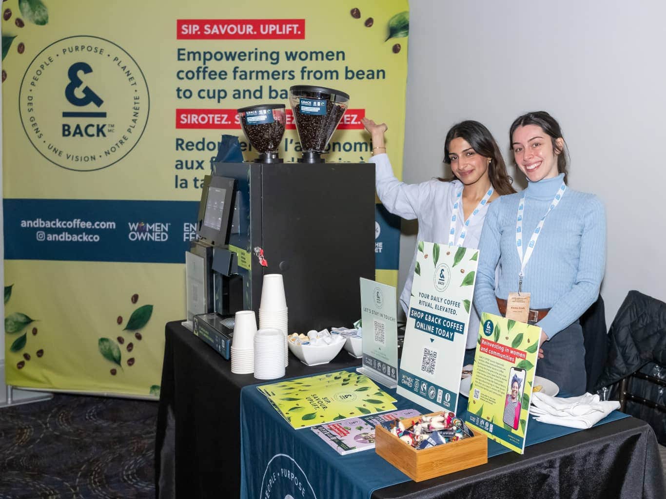 Une photo de l'exposition &BACK Coffee