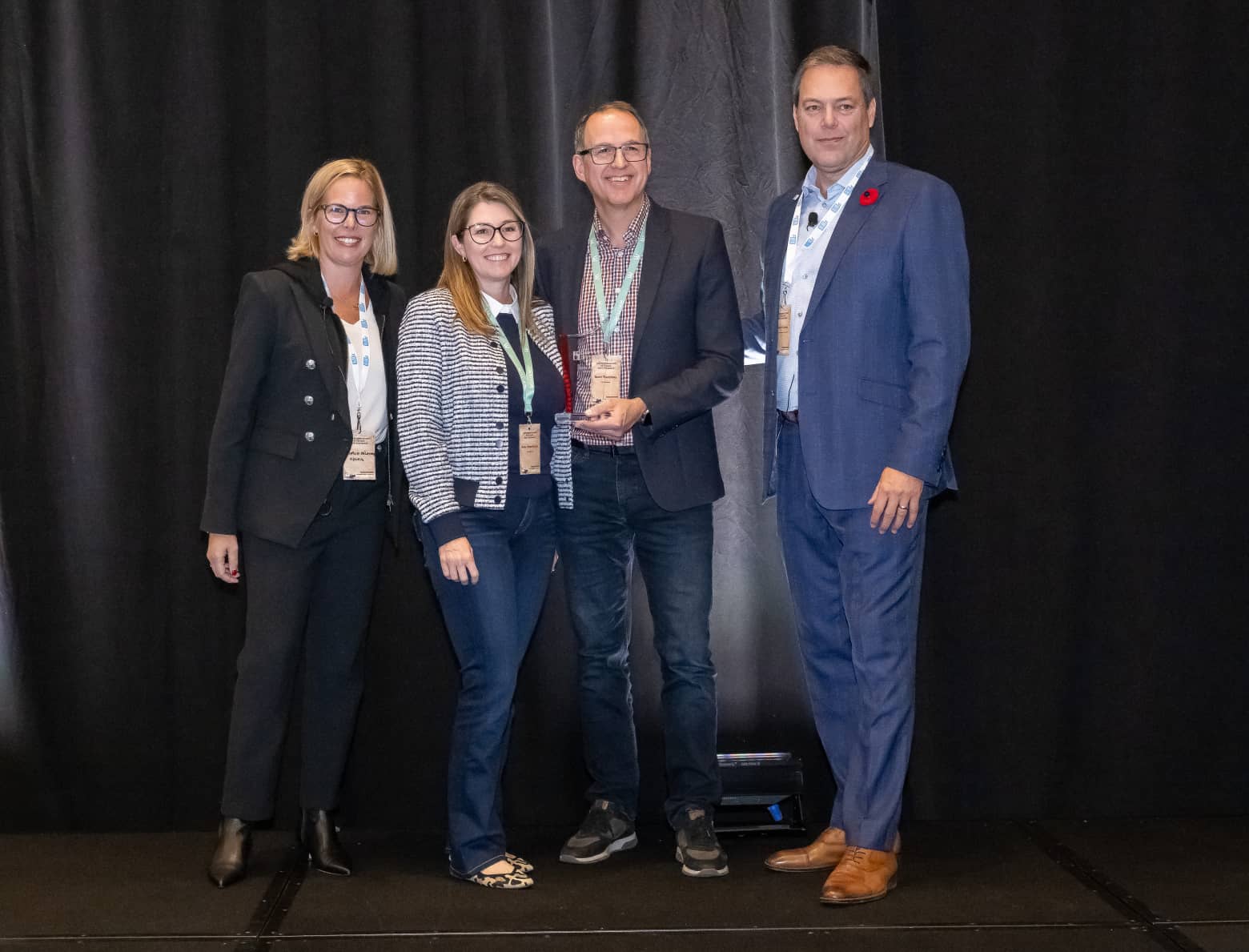 Photo du Café William recevant le prix du développement durable